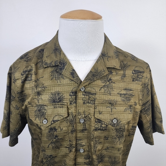 NWT 5.11 Men's Green 206 Vay-Camo Shirt, sz MD - Picture 4 of 14